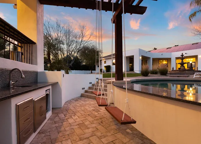 Ferienhaus Entertainers Paradise Arcadegolf Simupickleballtheatergymswim-up Bar Scottsdale